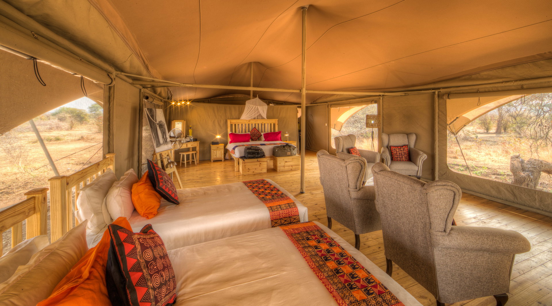 Tlouwana Camp — Family Suite