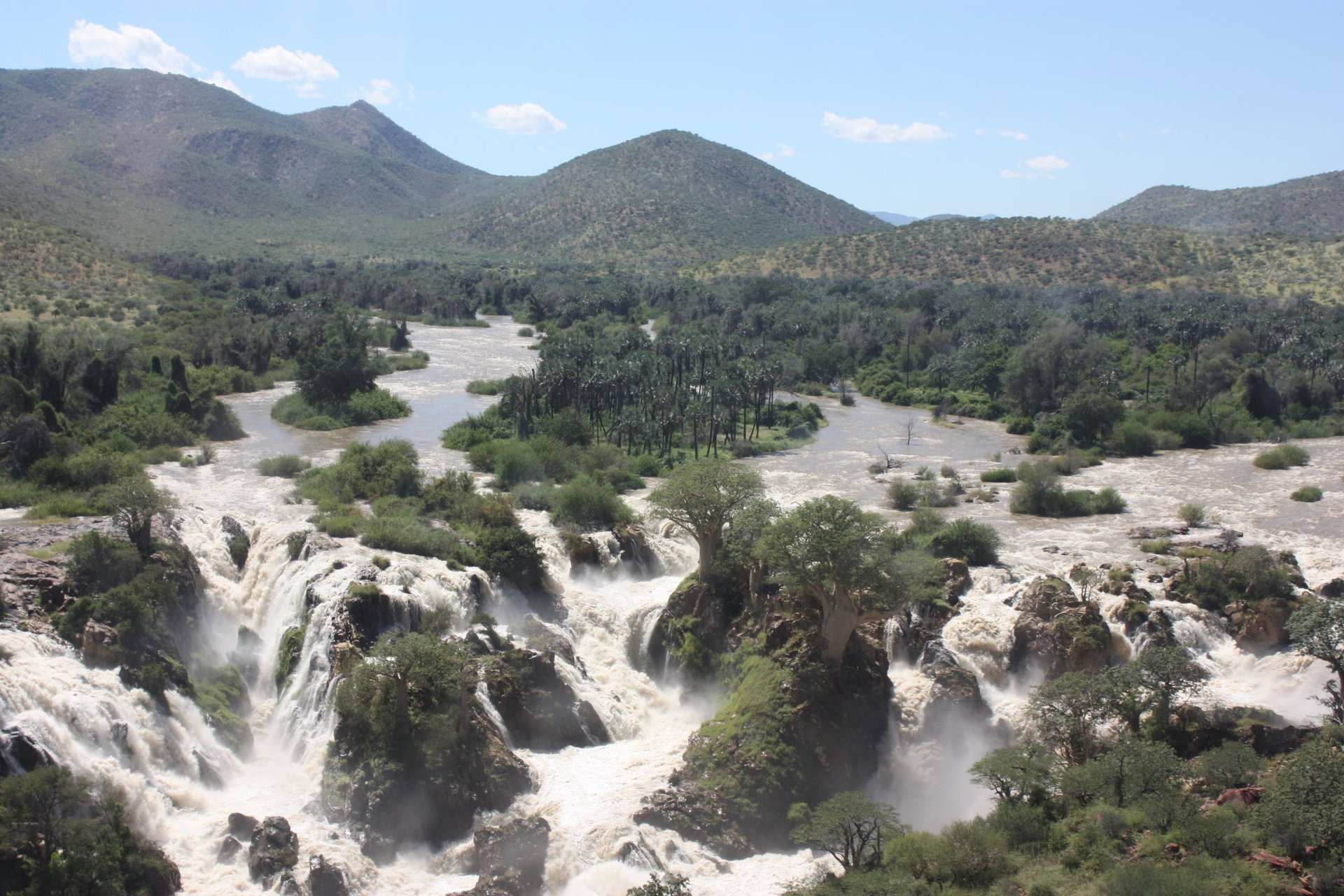 Epupa Falls on the Kunene River