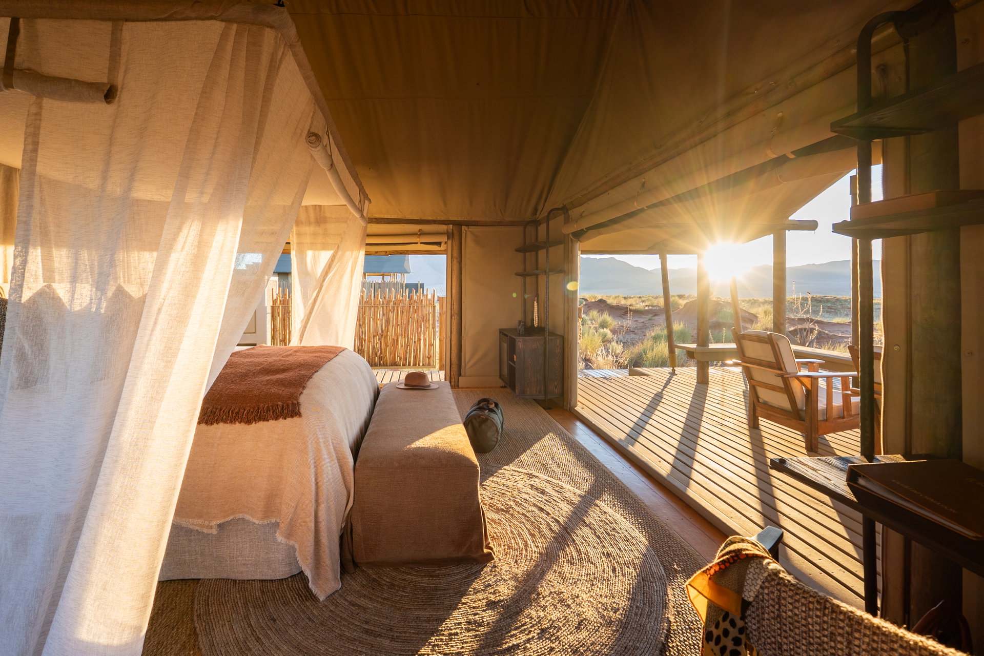 Wolwedans Dune Camp — Tented Room